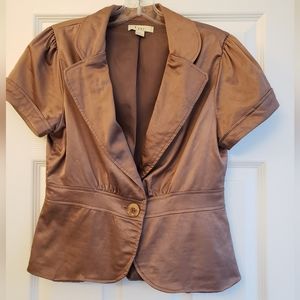 Forever 21 vintage bronze short-sleeved jacket- size large
